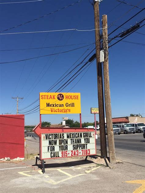 Victoria’s Mexican Grill Steakhouse | 420 Talbot Ave, Canutillo, TX ...