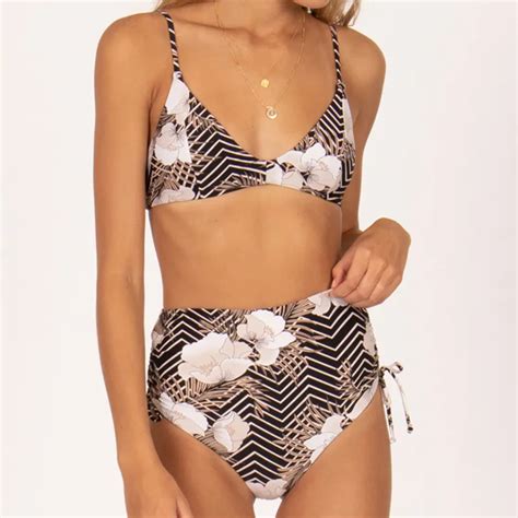 Sexy Vintage Bikinis Femmes Maillot De Bain Push Up Bikini Ensemble