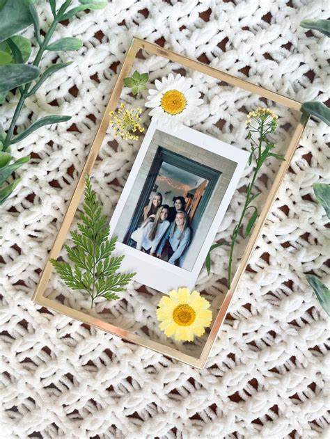 Custom Floral Picture Frame Custom Dried Flower Frame Custom Picture