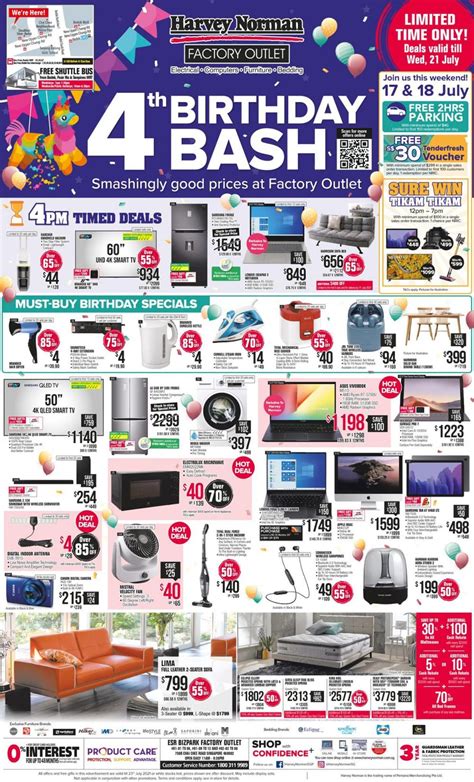 Harvey Norman Press Advertisement Promotion Valid Until 21 Jul 2021