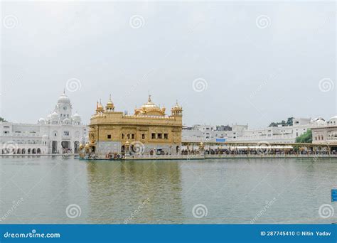 golden temple harmandir sahib  amritsar punjab editorial image