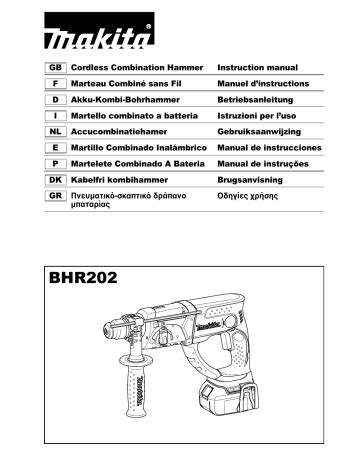 Makita BHR202 Instruction Manual Manualzz