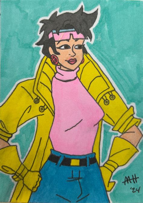 X Men Sketch Card Jubilee By Jk Antwon On Deviantart