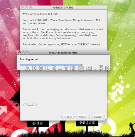 Tuto Mac Jailbreak Ios B De Fa On Tethered Grace Redsnow B