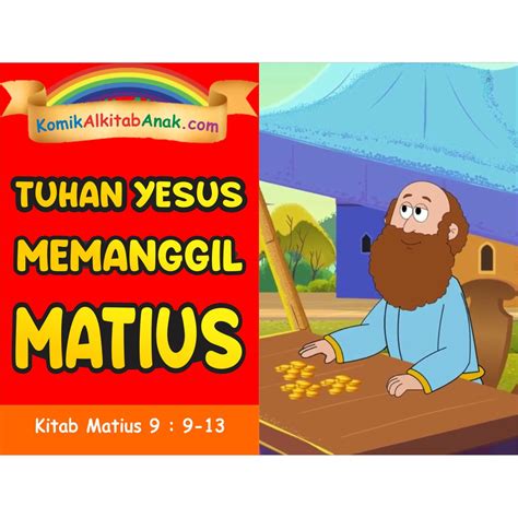 Jual Buku Tuhan Yesus Memanggil Matius Komik Alkitab Anak Shopee