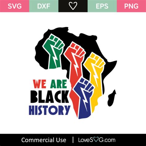 We Are Black History Svg Cut File