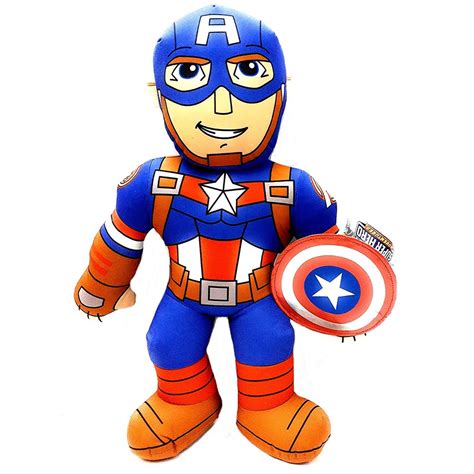 Peluche Captain America Cm Sonore Avengers Avec Son Peluches