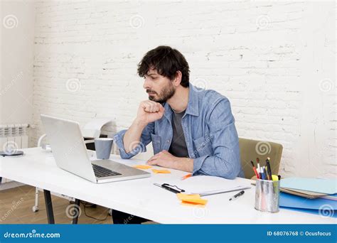 Corporate Portrait Young Hispanic Attractive Hipster Businessman