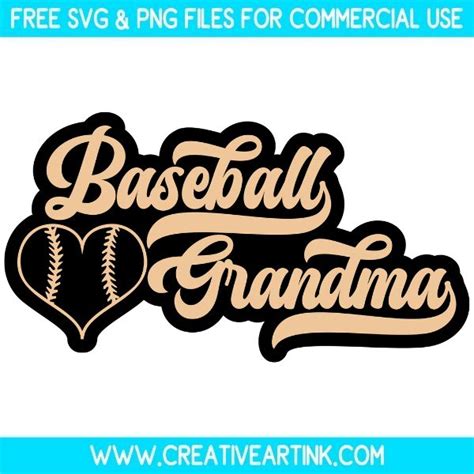 Baseball Grandma Svg Free Svg Files