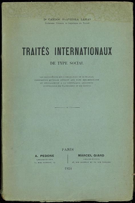 Trait S Internationaux De Type Social Les Conventions Sur L Migration