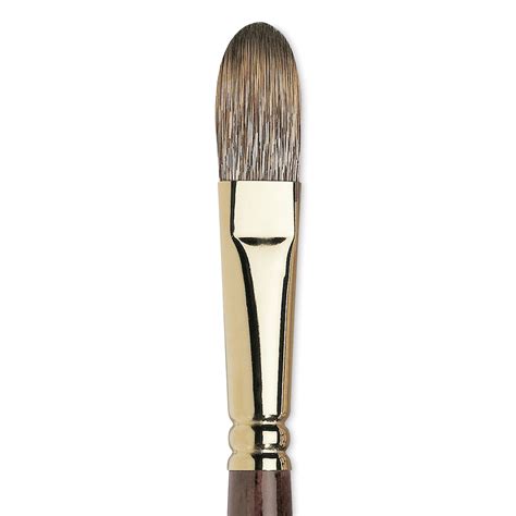 Winsor Newton Monarch Mongoose Brush Filbert Long Handle Size