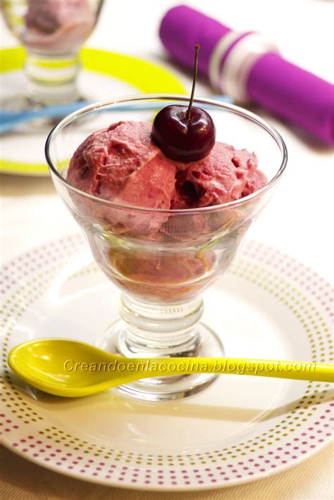 Helado De Cerezas Y Mascarpone Artofit