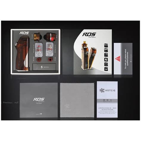 Hotcig Kit de Cigarettes électroniques RDS avec système double HM