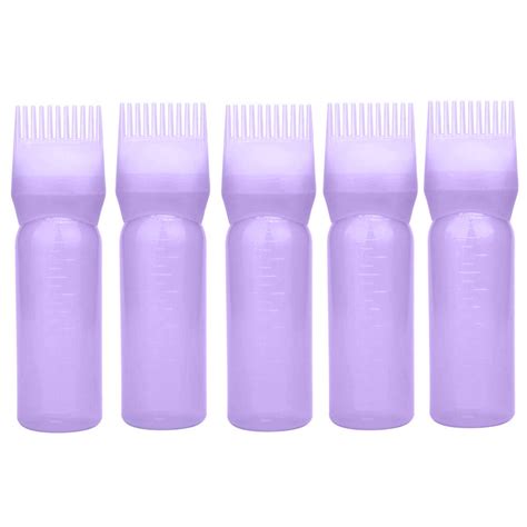 5pcs 120ml Hair Dye Bottle Hair Colouring Comb Emp Vicedeal