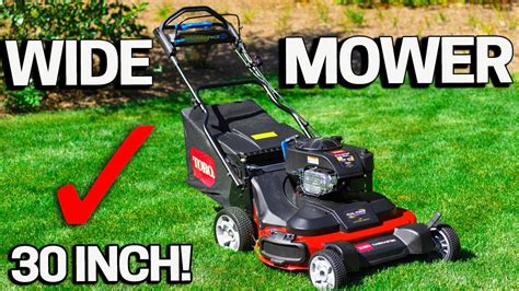 30 Wide Lawn Mower Saves 40 Of Mowing Time 2020 Toro Timemaster