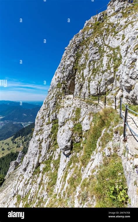 Paved Hiking Trail To The Wendelstein Summit Bayrischzell Upper