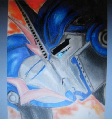 Optimus And Arcee Kiss By Blondecomicartist On Deviantart