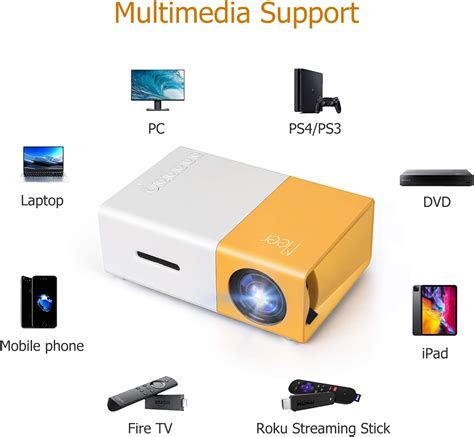 Buy Mini Projector Meer Portable Pico Full Color Led Lcd Video