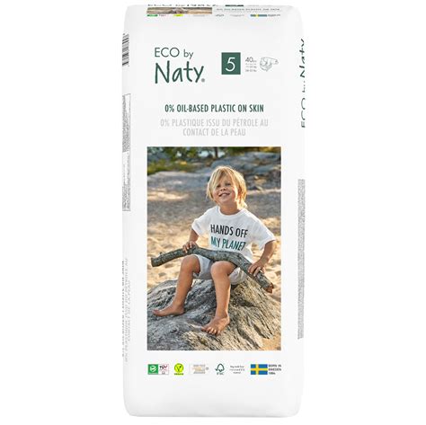 Eco By Naty Disposable Nappies Size 5 Economy Pack Junior Pack Of