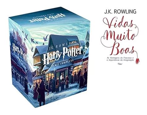 Box Harry Potter 7 Livros Brinde Parcelamento Sem Juros