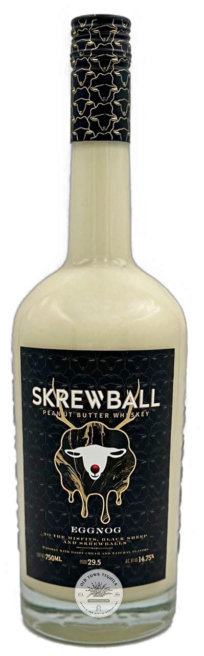 Skrewball Peanut Butter Whiskey Eggnog Old Town Tequila