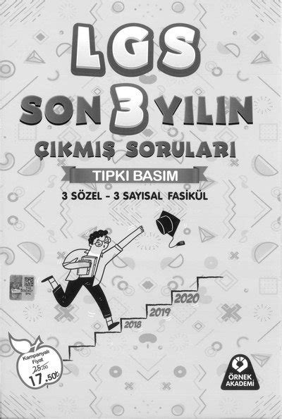 Lgs Son 3 Yilin ÇikmiŞ Sorulari Tipki Basim 3 SÖzel 3 Sayisal FasİkÜl