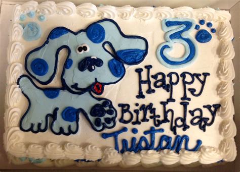 Blue S Clues Cake Birthday Sheet Cakes Celebration Cakes Sheet Cake