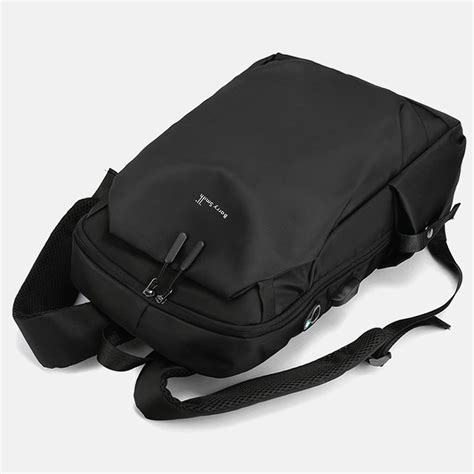 Barry Smith B Lightweight Usb Laptop Backpack Black Cuir Group