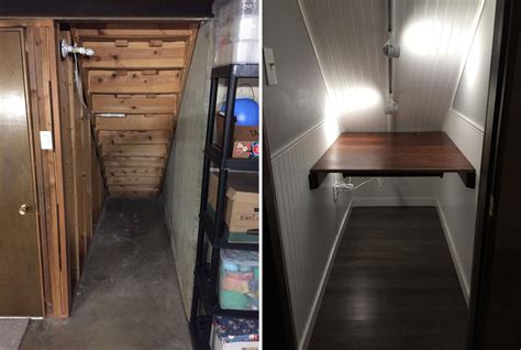 Building an Under-Stair Cloffice (Closet Office) – Evan Crouch