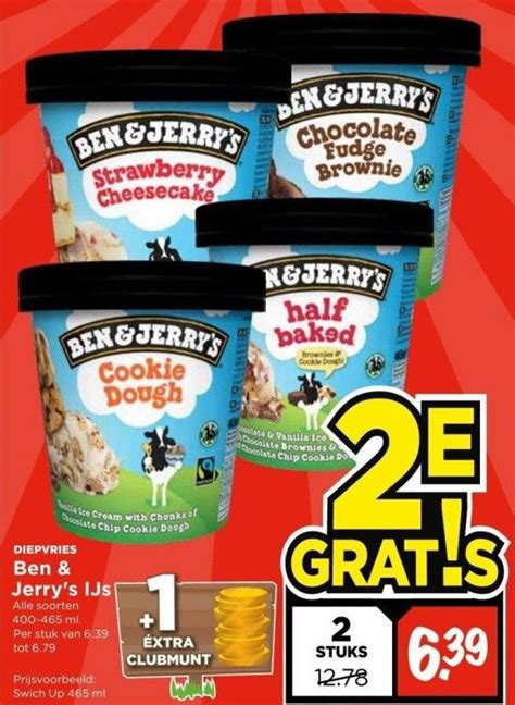 Ben Jerry S Ijs Aanbieding Bij Vomar Voordeelmarkt