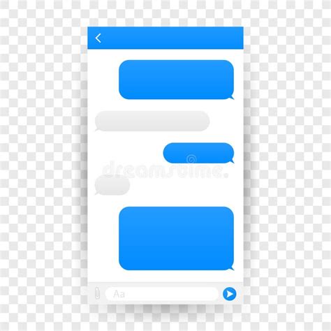 Chat Interface Application With Dialogue Window Clean Mobile Ui Design