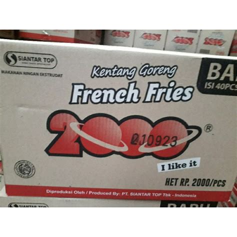 Jual Ciki French Fries Dus Isi Bungkus Shopee Indonesia