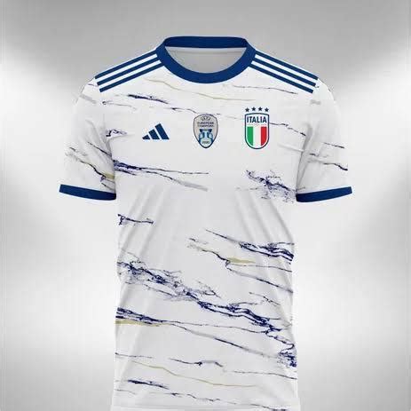 Jersey Timnas Italia Away Full Printing Free Nama Dan No Punggung