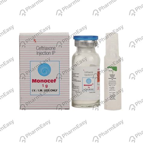 Monocef G Powder For Injection Uses Side Effects Dosage