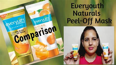 Everyouth Naturals Golden Glow Peel Off Mask Vs Everyouth Natural Glow