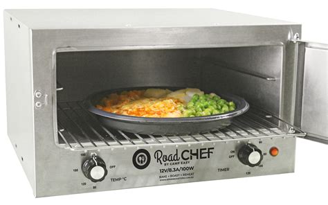 Road Chef Stainless Steel 12 Volt 100w Portable Oven Camping 4wd 4x4 180c