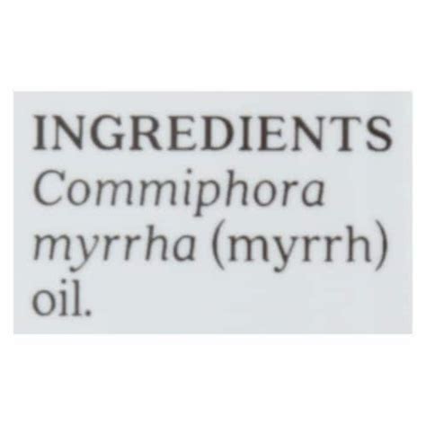 Aura Cacia Myrrh Pure Essential Oil Fl Oz Pack Ounce Qfc