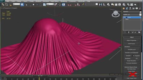 3ds Max Tutorial Cloth Simulation YouTube