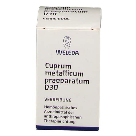 Cuprum Metallicum Praep D Trituration G Shop Apotheke