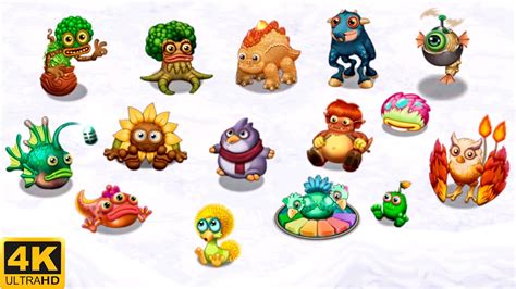 All Double Element Monsters Continent My Singing Monsters Dawn Of