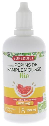 Extrait de pépins de pamplemousse 420 mg BIO Super Diet défenses