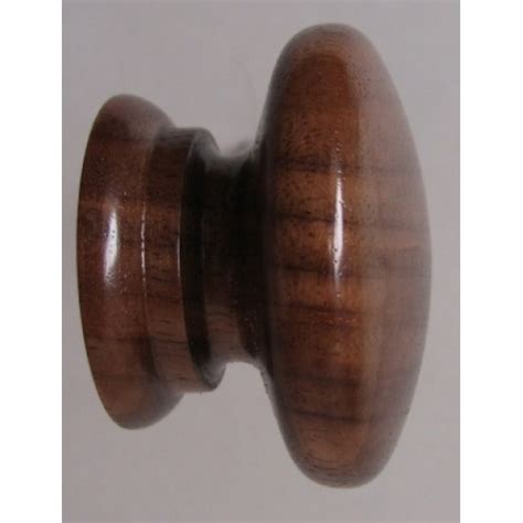 Knob Style A 44mm Walnut Lacquered Wooden Knob