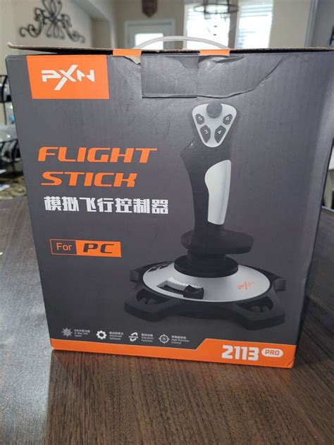 Pxn Pro Usb Flight Stick Pc Joystick Flight Simulator Wired Gaming