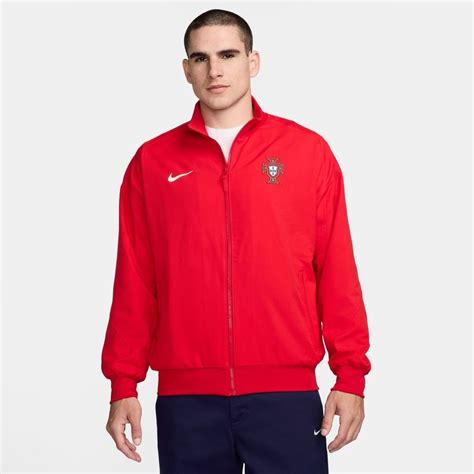 Portugal Veste D Entra Nement Dri Fit Strike Anthem Rouge Blanc Cass