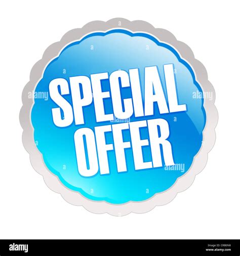 Special Offer Sticker Isolated On White Background Stock Photo Alamy