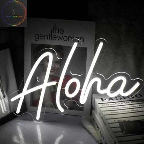 Aloha Neon Sign Etsy