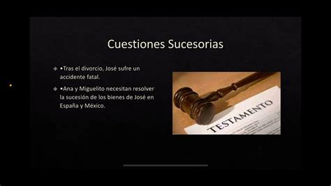 Caso práctico de derecho internacional privado Familia González