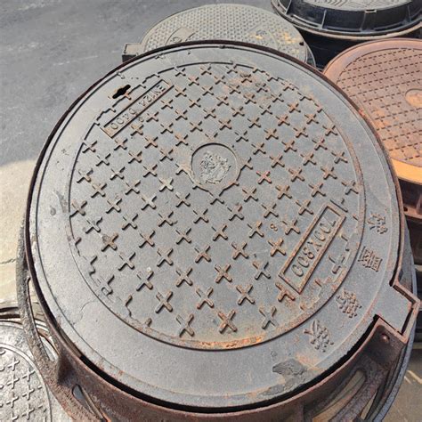 En124 D400 Ductile Iron Manhole Cover Cast Iron Manhole Cover With