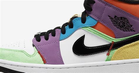 Womens Air Jordan 1 Mid Multicolor Release Date Nike SNKRS US