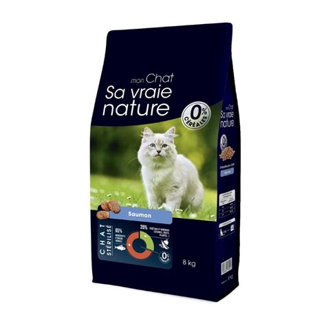 Croquettes Chat St Rilis Sans C R Ales Sa Vraie Nature Au Saumon